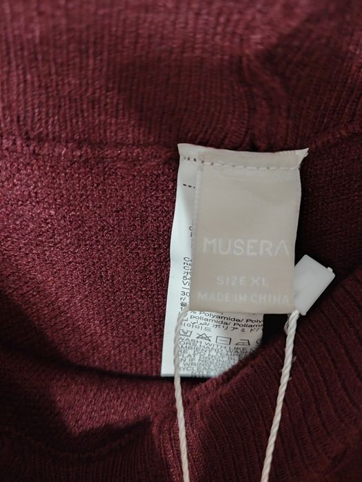 Pantaloni grosi burgundy