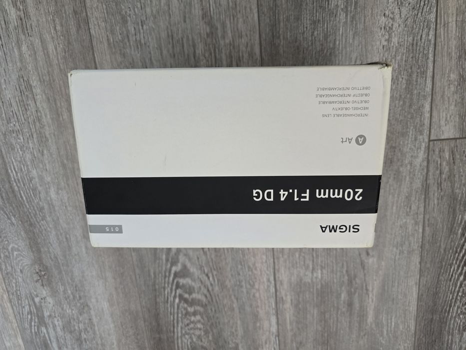 Obiectiv foto Sigma 20mm, F1.4 DG, HSM, L -Mount Panasonic.