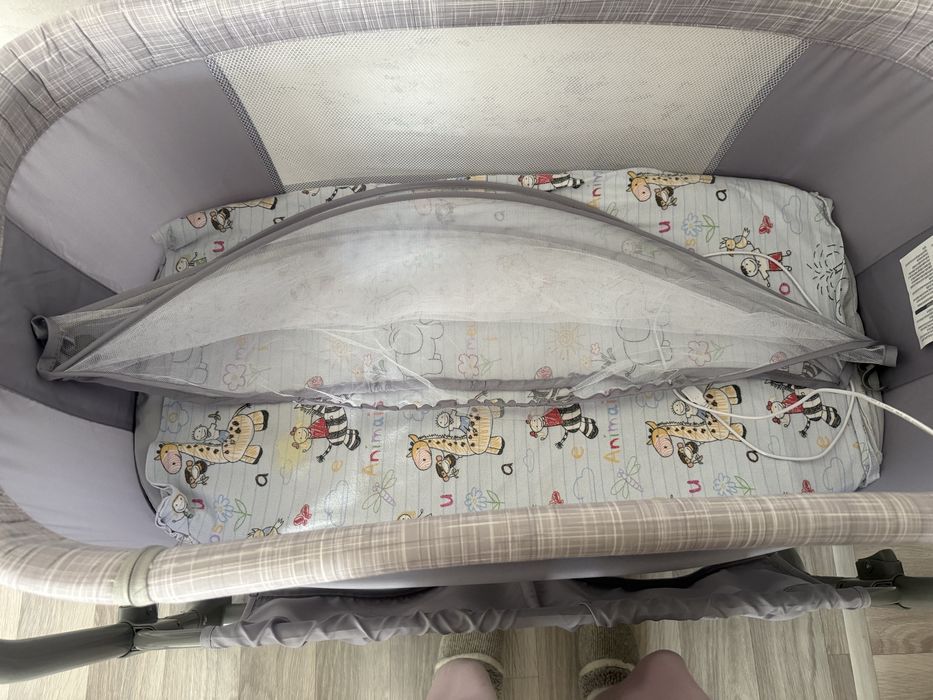 Манеж кровать электрический