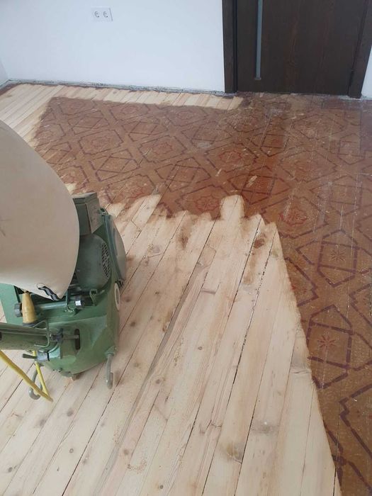 Циклене на паркет и дюшеме