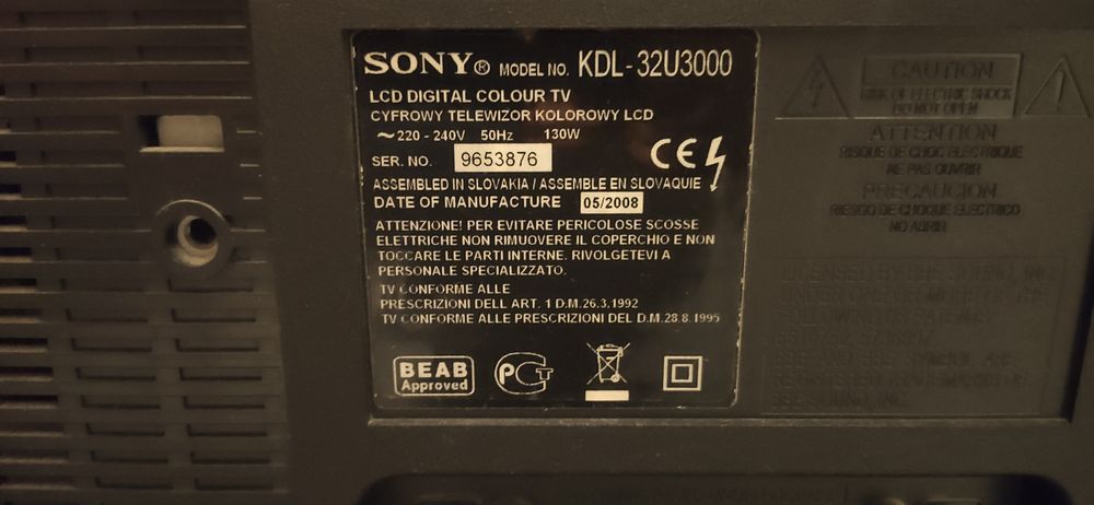 Sony Bravia KDL-32U3000