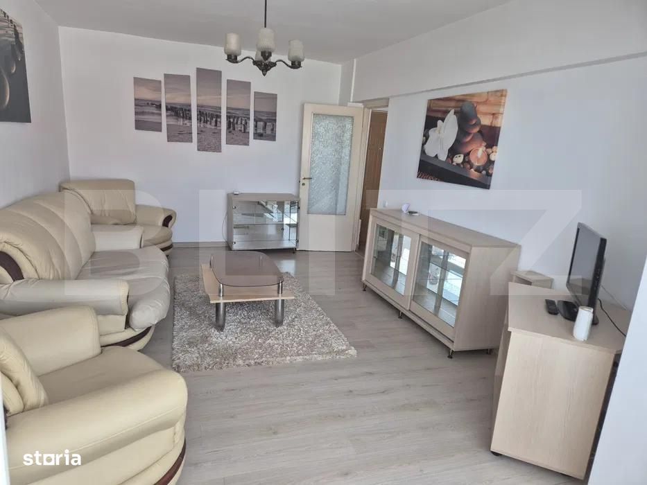Apartament cu 2 camere, decomandat, complet mobilat si utilat, ultrace