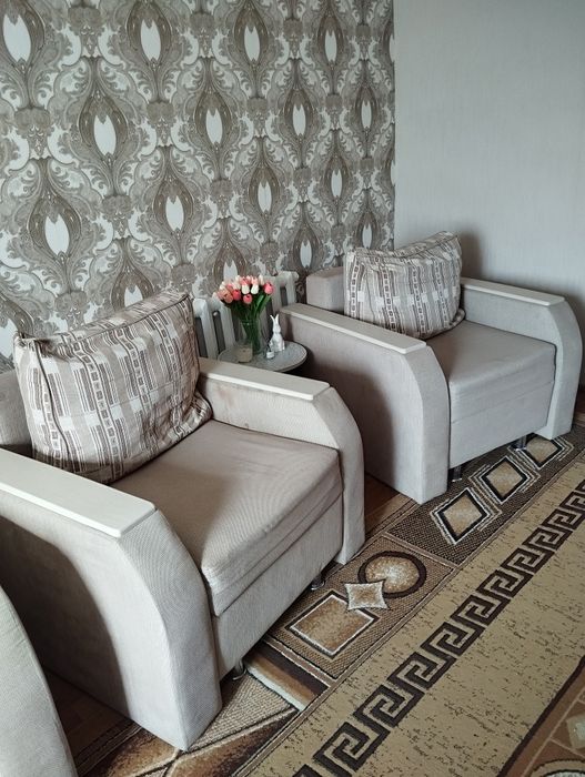 Диван+2 кресла-кровати