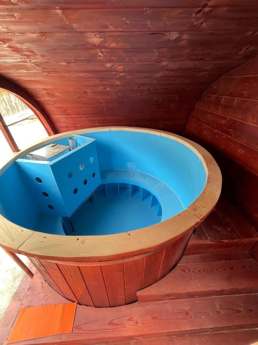 Ansamblu sauna si ciubar calitate premium