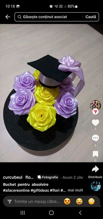 Buchete și aranjamente din satin