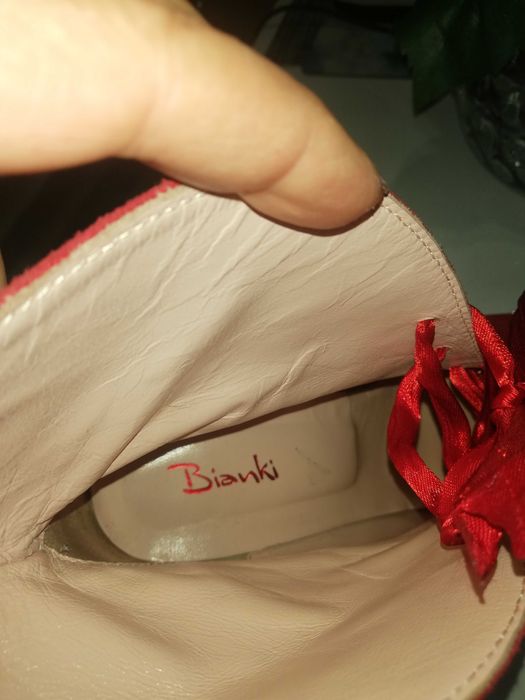 Дамски боти естествен велур BIANKI