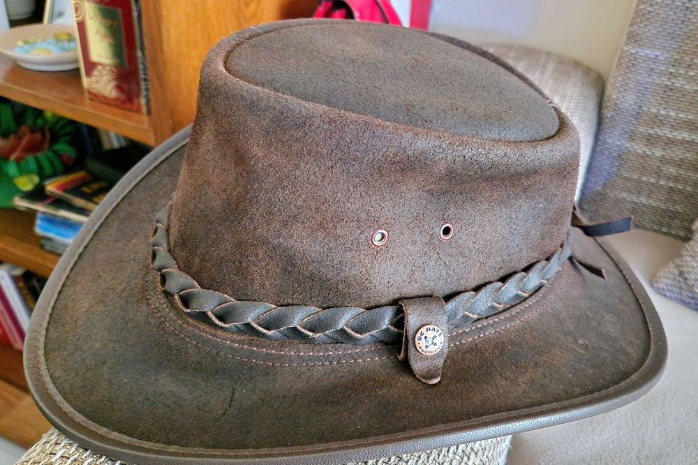 palarie Bill Conner Bac-Pac Traveller oily leather