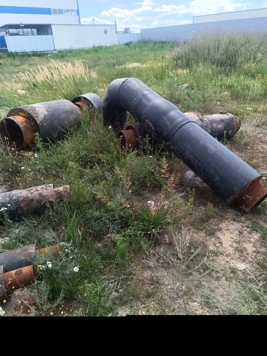 Трубы ППУ, ПНД водопровод, теплотрасса, отводы, тройники,