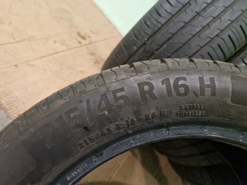 4 Continental 16 215/45/ 
летни гуми 
DOT0621