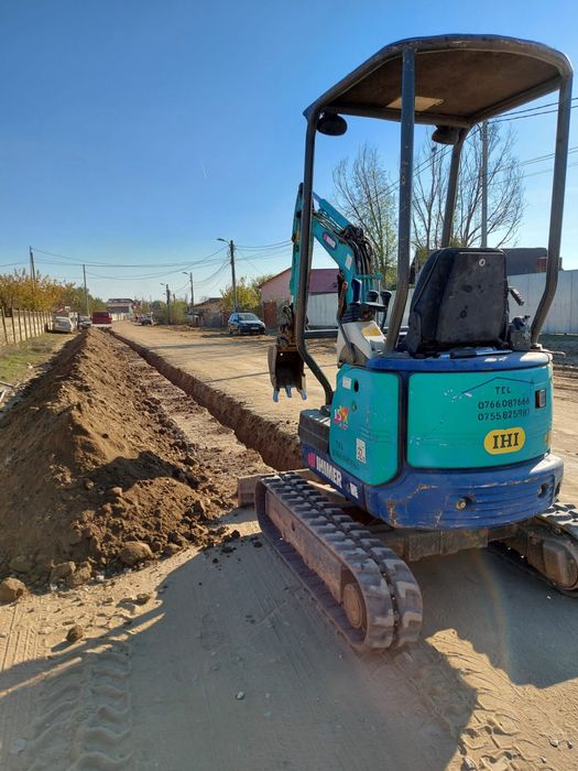 MINIEXCAVATOR fundatii, santuri, bransamente, alte sapaturi demolari