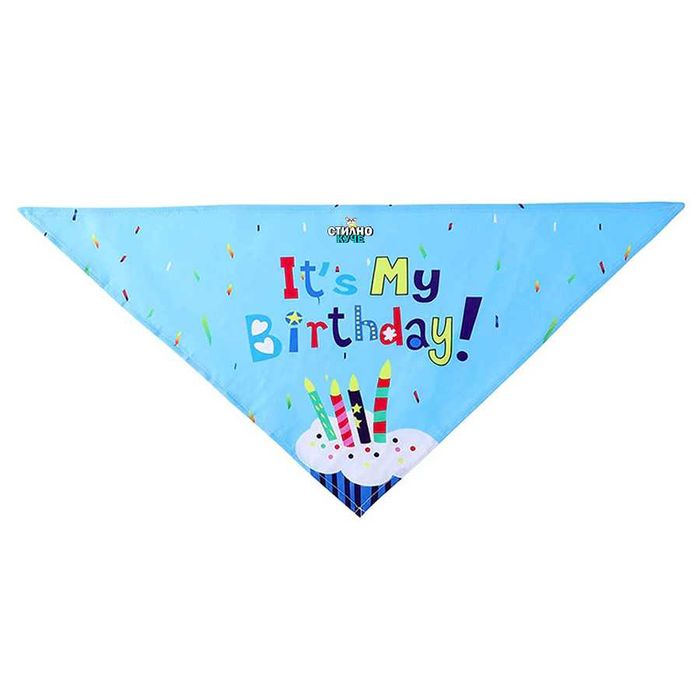 Парти бандана за рожден ден на домашен любимец Кучешка бандана