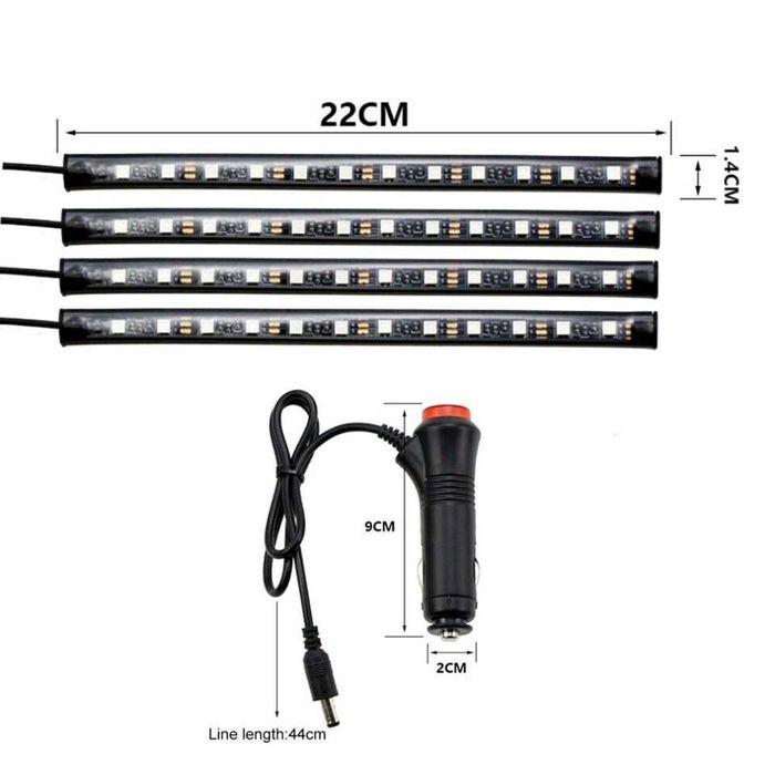 Музикална RGB LED Осветление за интериор за МПС-YF0008