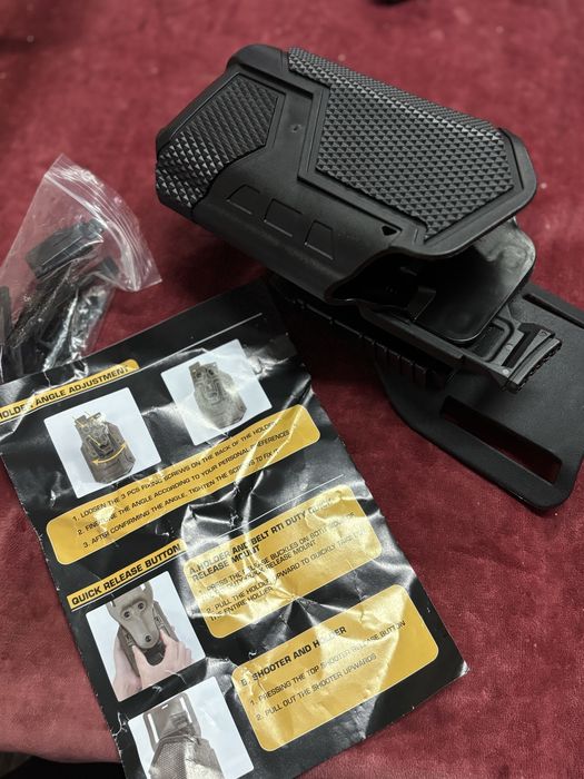 Кобур за глок 17 с фенер