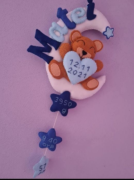 Nume personalizate din fetru