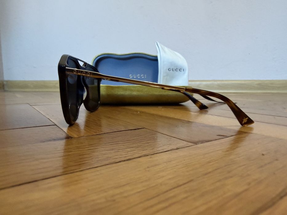 Gucci GG0321S 001 Black Gold