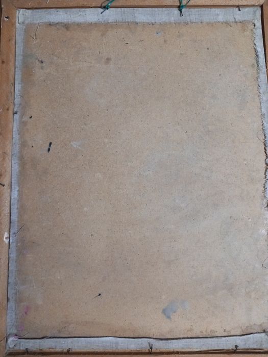 Tablou pictat în ulei pe carton