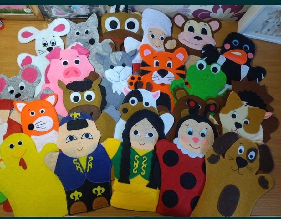 Театр из фетра перчаточный, пальчиковый