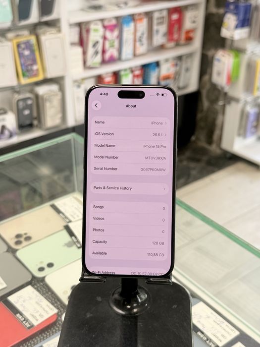 Apple iPhone 15 Pro 128Gb Black