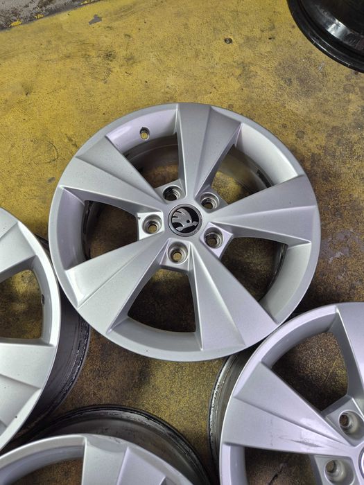4 Jante Aliaj 5x112 16'' OEM Skoda Octavia Superb Karoq Yeti