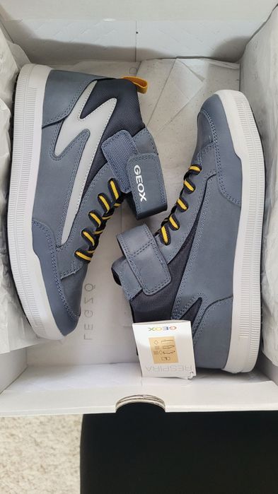 Ghete Geox marimea 35, pantofi sport inalti Geox pt copii marimea 35