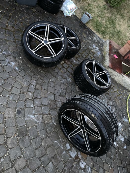 De vânzare set jante Vossen CV5 19” + anvelope Goodyear Eagle F1