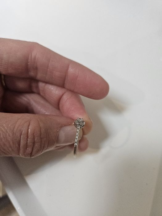 Inel logodna Cellini  din aur cu diamante