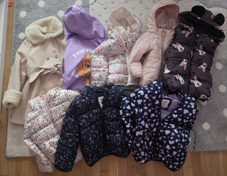 Детски якета за момиче - 80, 86, 92, 98, 104, 110 размери