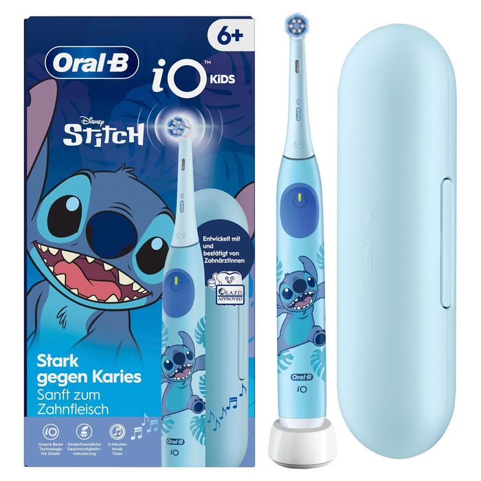Детская электрическая зубная щетка Oral B Series iO Stitch 6+