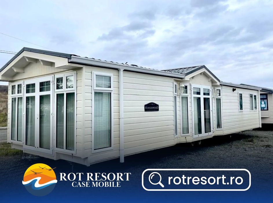Alta Casă mobilă 4 ANOTIMPURI Willerby Kingswood nr. 134 | Tâmplărie PVC și încălzire centrală cu calorifere | 13 x 4 m | 2 dormitoare și 2 băi