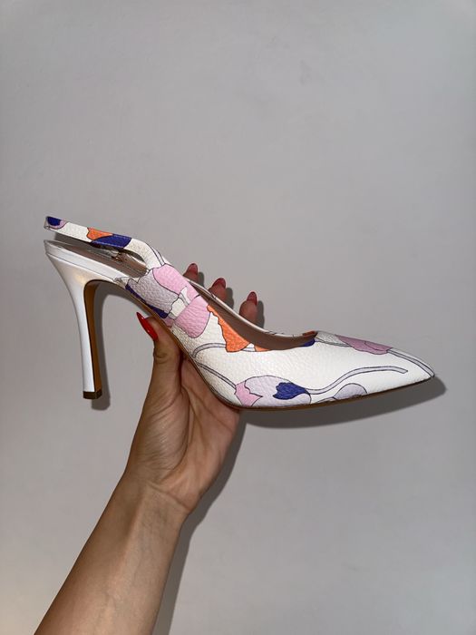 Vittorio Virgili - floral slingback high heels