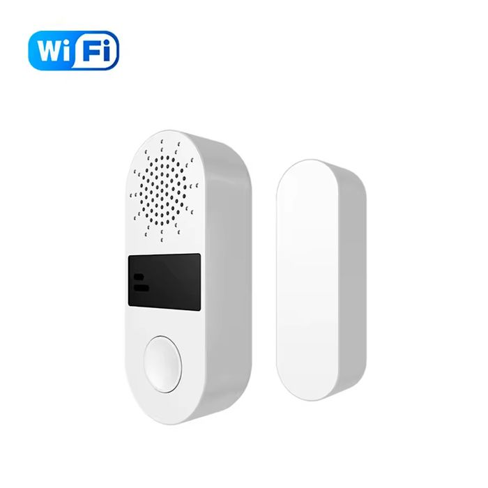 Tuya WiFi сензор за врата/прозорец с опция 130dB звукова аларма