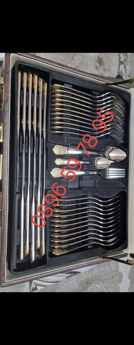 НОВ ! 72 части Цептер Zepter комплект сервиз набор прибори хранене cep