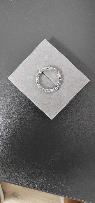 De vânzare inel din aur alb de 14K cu 19 diamante naturale, greutate totală diamante 1.98 carate