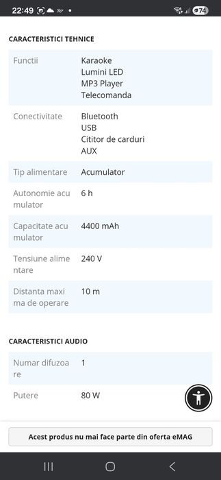 Boxa portabila freeman