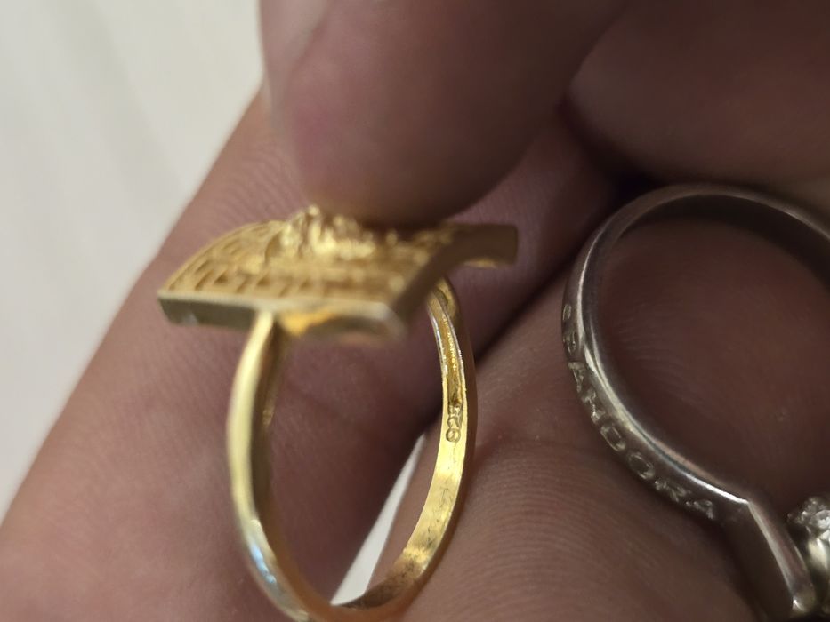 Inele argint aurit LV Cartier