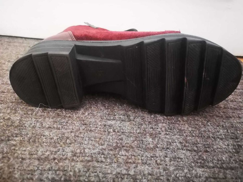 Зимни, италиански боти 36-ти номер от естествена кожа като нови