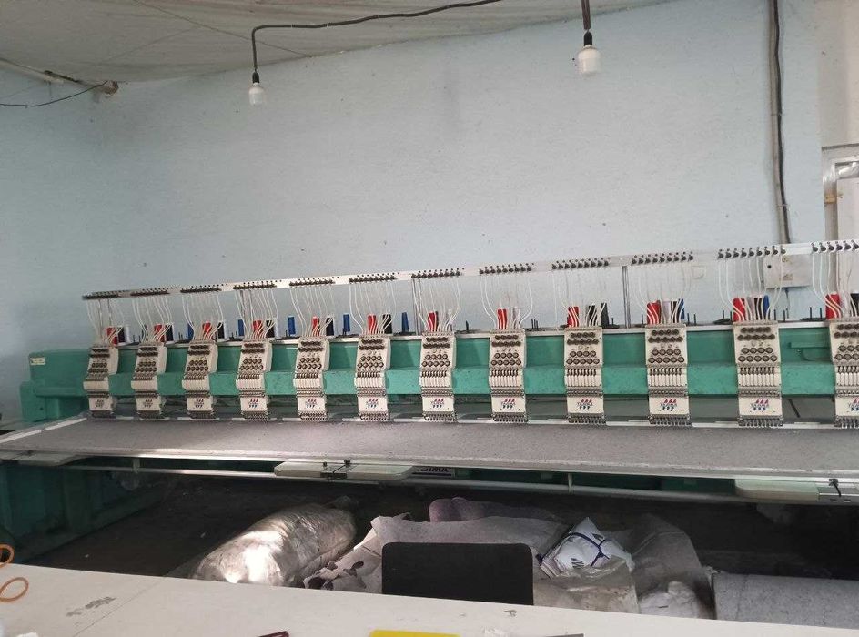Продается промышленная вышивальная машина Tajima TFSN-912 (12 голов)