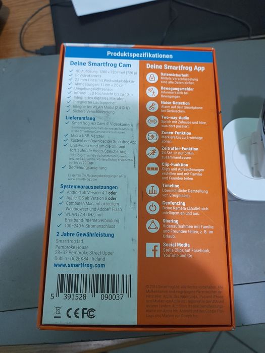 Set 2 camere supraveghere SMARTFROG