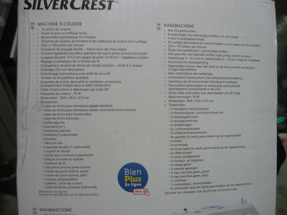 Mașină cusut electrică NOUĂ, 2 modele, 33 funcții inclusiv zigzag