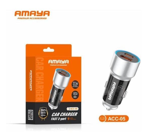 Автомобильное зарядное устройство Amaya Car Charger 22.5W (ACC-05)