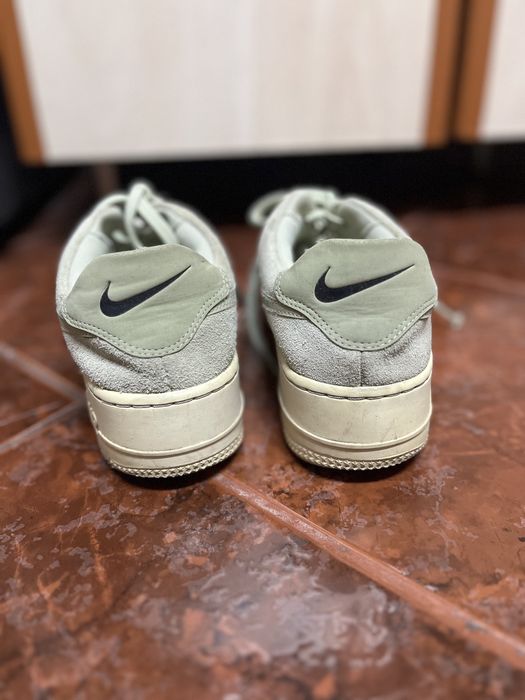 Nike AirForce1 verzi din piele intoarsa