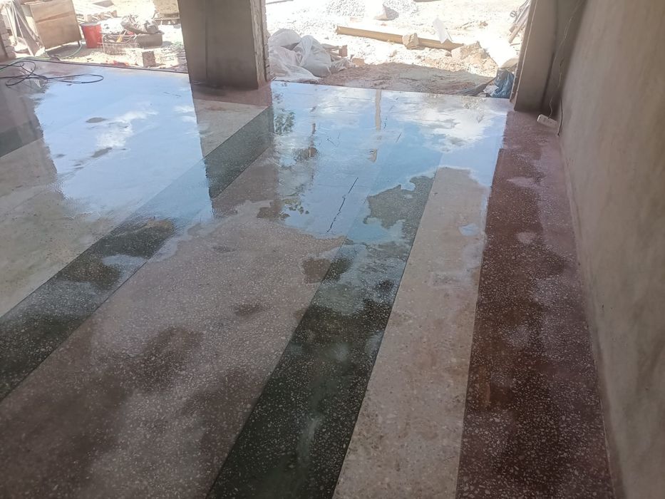 Полы из мраморной крошки!