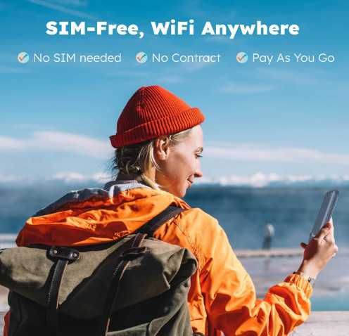 Мобилен WiFi рутер GlocalMe UPP 4G, не е необходима SIM карта