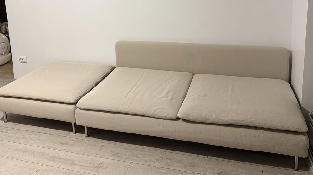 Soderhamn - canapea 3 locuri + modul - culoare bej deschis