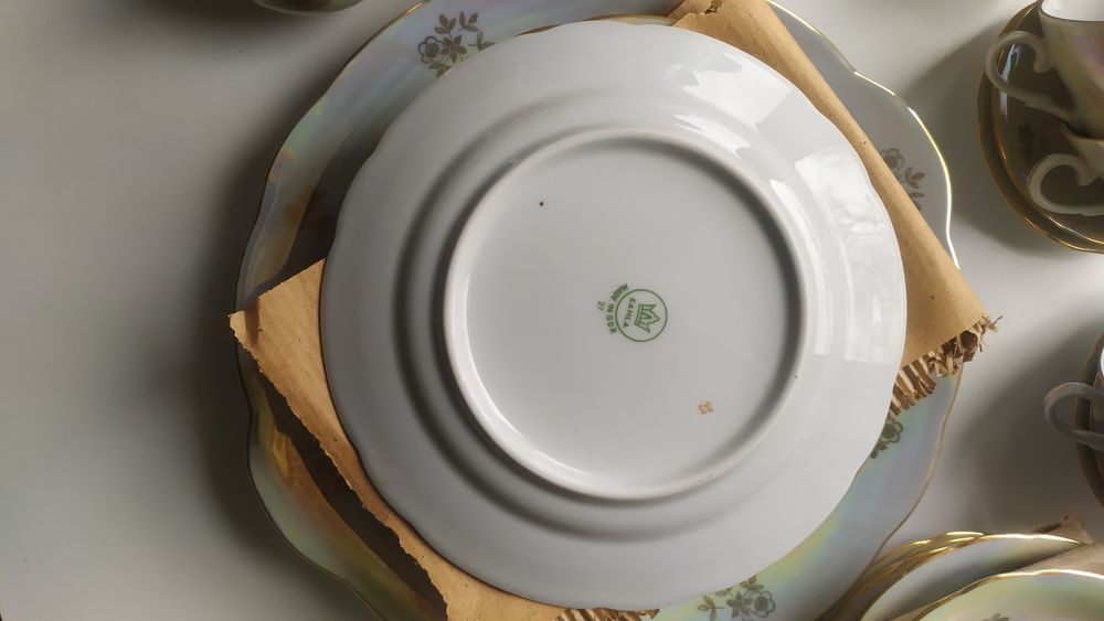 Сервиз чайный Мадонна 6ч, чехословакия ,новый