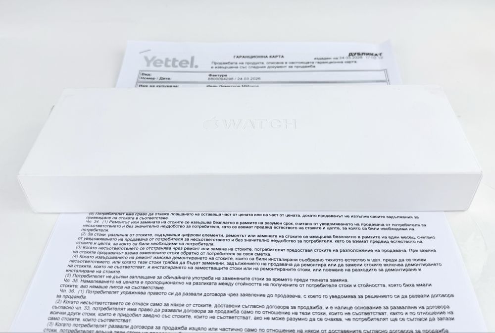 НОВ! Apple Watch 11 GPS 2025 46mm Space Grey 3г. Гаранция!
