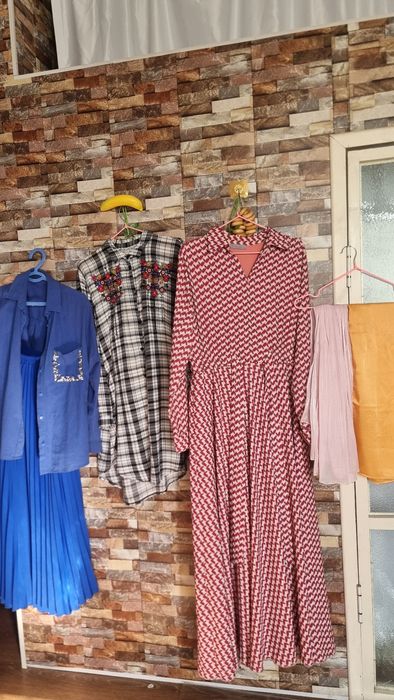 Вещи 9 шт Цена за все  Платье Тоника Двойка 2 шт безрукавка платок