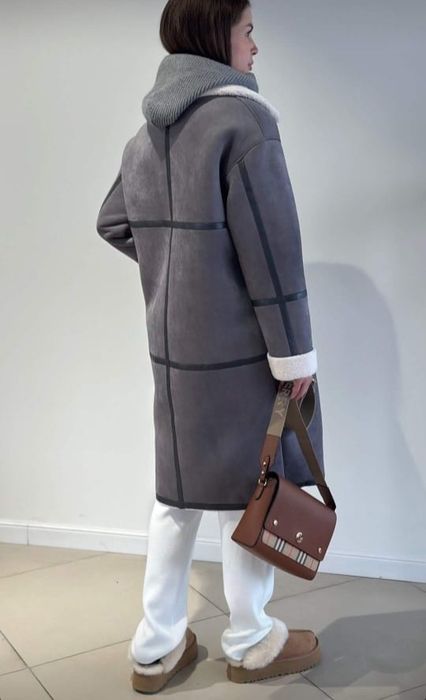 Шикарная дубленка,торг