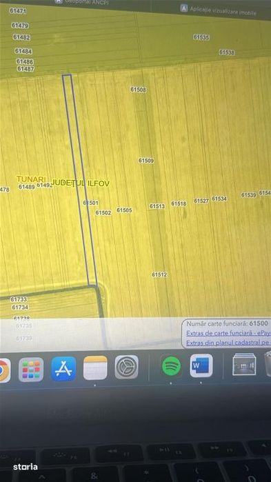 Teren de vanzare Tunari - 17.000 mp (aproape de centura)