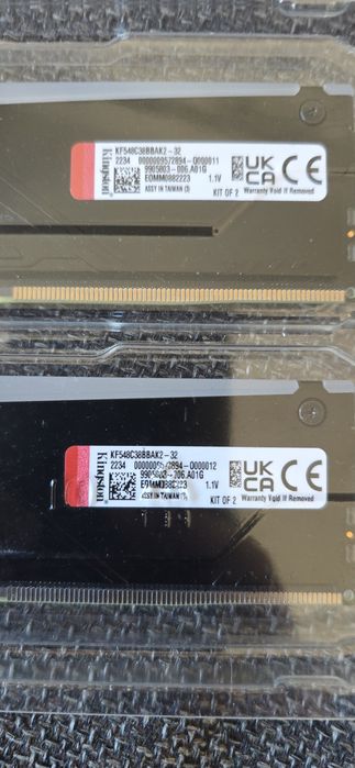 Memorie Ram Kingston FURY Beast Kit 32GB DDR5 RGB KF548C38BBAK
